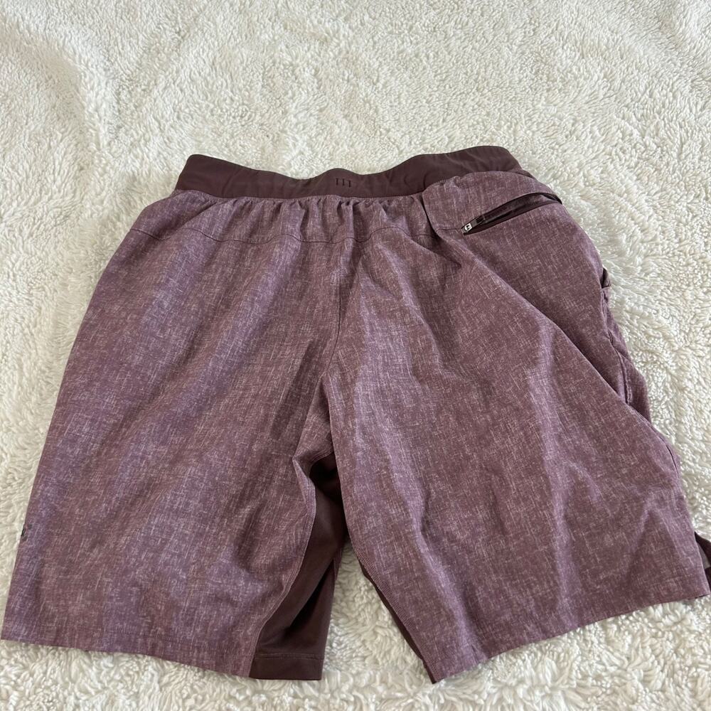 Lululemon Pace Breaker Shorts Mens M 10" Lined Red Gym Stretch Workout Gorpcore - Picture 2 of 6